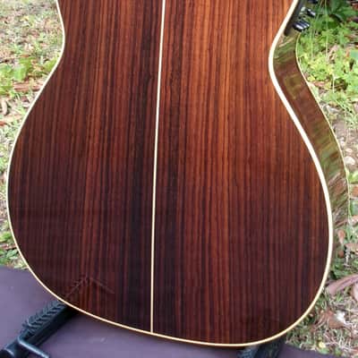 2013 K Yairi WY-1 Electric Acoustic Guitar with cutaway+K Yairi Hard Case image 7