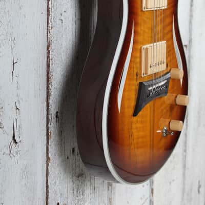 Michael Kelly Hybrid Special Acoustic Electric Guitar Spalted Flame Maple Top image 9