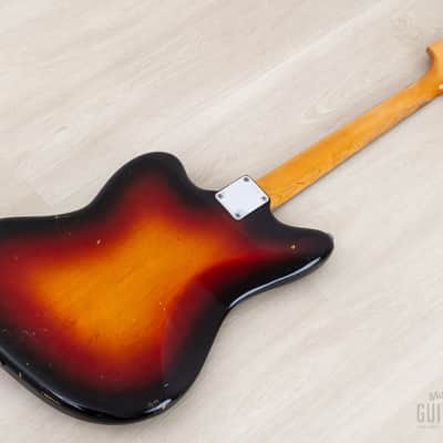 1958/1961 Fender Jazzmaster Employee Build Vintage Pre-CBS Offset Guitar Sunburst 100% Original w/ Case, Hangtag image 14