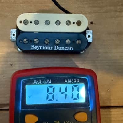 Vintage 1990's Seymour Duncan APH-1b Alnico II Pro Bridge Humbucker Pickup - Zebra image 6