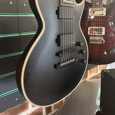 ESP LTD EC-407 Satin Black 7-String Electric Guitar image 4