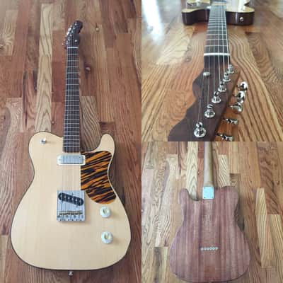 Mcgibney Telecaster Thinline Semi-hollow Spruce Top image 4