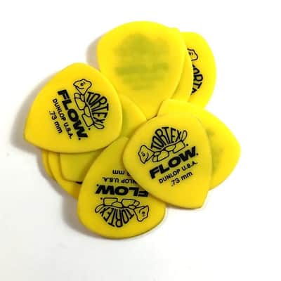 Dunlop Guitar Picks Tortex Flow 12 pack .73mm 558P.73 image 1