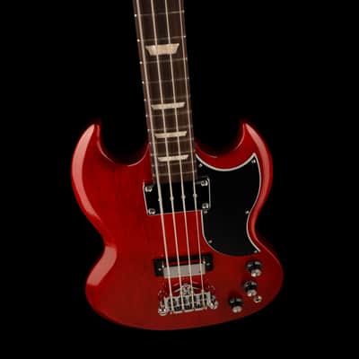 Gibson SG Standard Bass Heritage Cherry with Case - Serial # 203450005 - Demo image 3