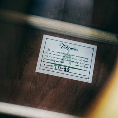 1982 Takamine TD30 –  Lawsuit Martin Style | Good Condition | Vintage Tone image 4