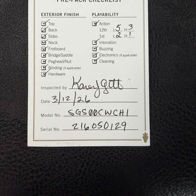 Gibson SG Standard Custom Order White New Condition image 7