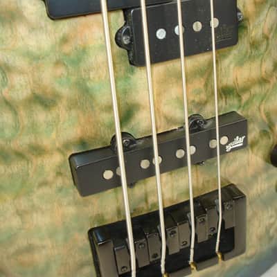 Spector Legend 4 Neck-Thru 4-String Electric Bass Guitar, Faded Blue Gloss w/ Bag image 7