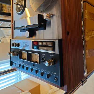 TEAC A-5500 1/4" 2-Track Reel to Reel Tape Recorder 1970s - Black image 2
