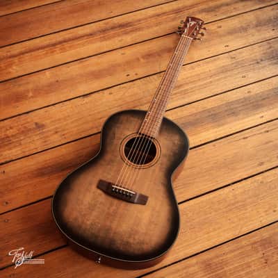 K.Yairi SRF-OV2 Parlour Acoustic Vintage Black Burst 2021 image 2