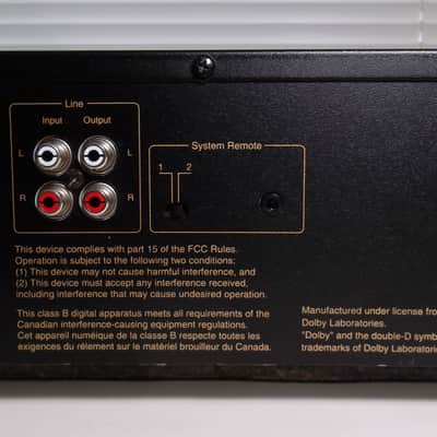 2002 Nakamichi DR-8 Stereo Cassette Deck New Belts & Serviced 06-2022 Excellent Condition #250 image 9