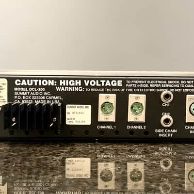 Summit Audio DCL-200 Dual Tube Compressor Limiter 2010s - Silver image 5