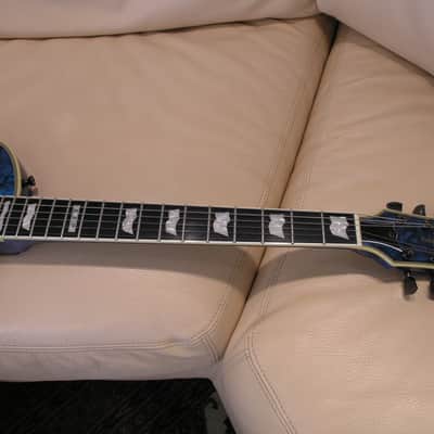 ESP Eclipse STD 2011 - Planet Blue Custom Finish - MINT + Original Case image 12