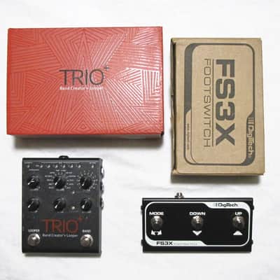 Used DigiTech Trio+ Band Creator Plus Looper Guitar Pedal w/ FS3X Footswitch image 2