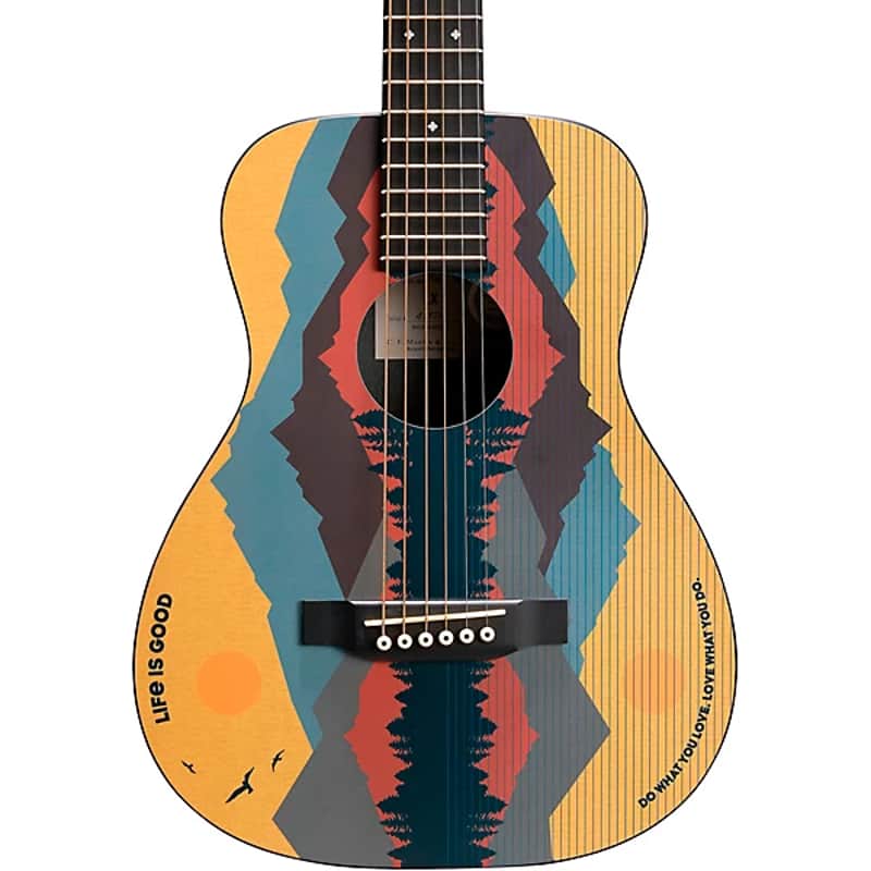 Martin LX1 Life is Good Acoustic Guitar w/SS TGF33 image 1