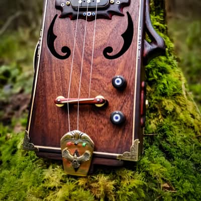 The Indian Eagle II - Rosewood custom cigarbox guitar image 3