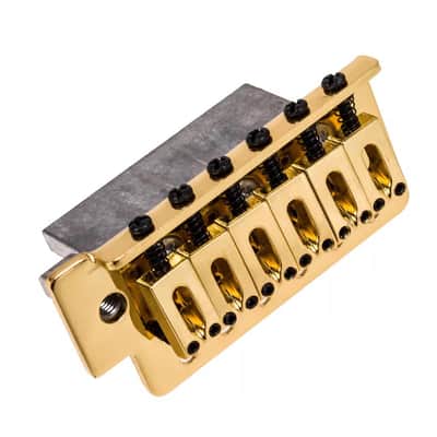 Gold Guitar Tremolo Bridge System – Complete Replacement Kit for ST Strat Stratocaster, 10.8mm String Spacing image 2