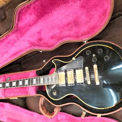 Gibson Les Paul Custom 3 Pick Up Black 1980 image 5
