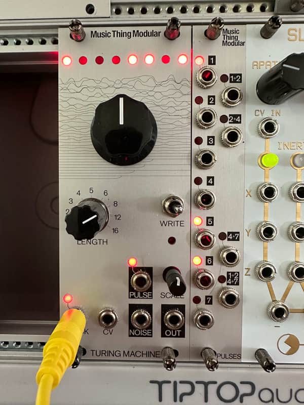 Music Thing Modular Turning Machine with Pulses Expander - Silver image 1