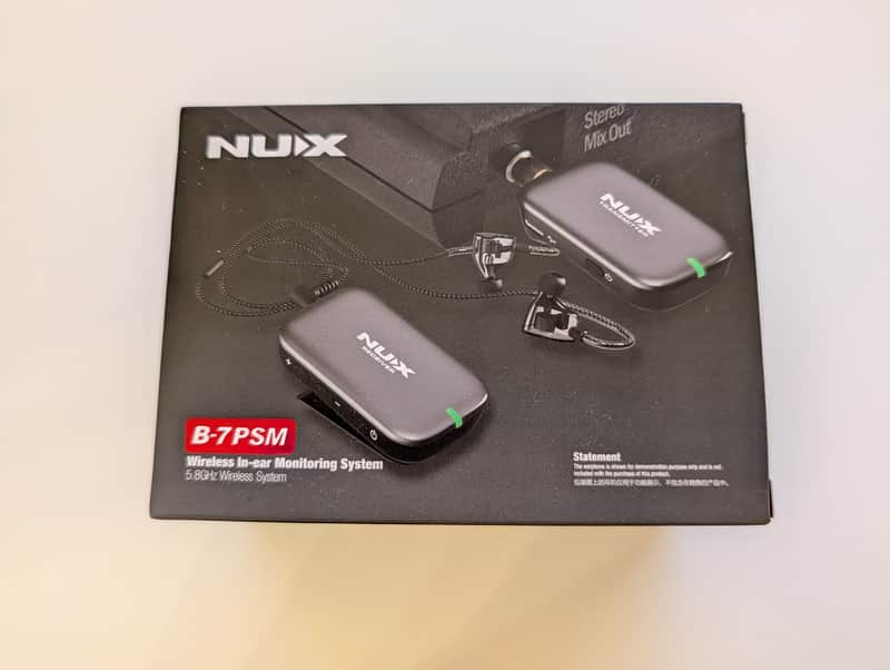 NUX B-7PSM Wireless In-Ear Monitor System (5.8GHz) — Mint, Open-Box, Complete with Original Box & Case image 1