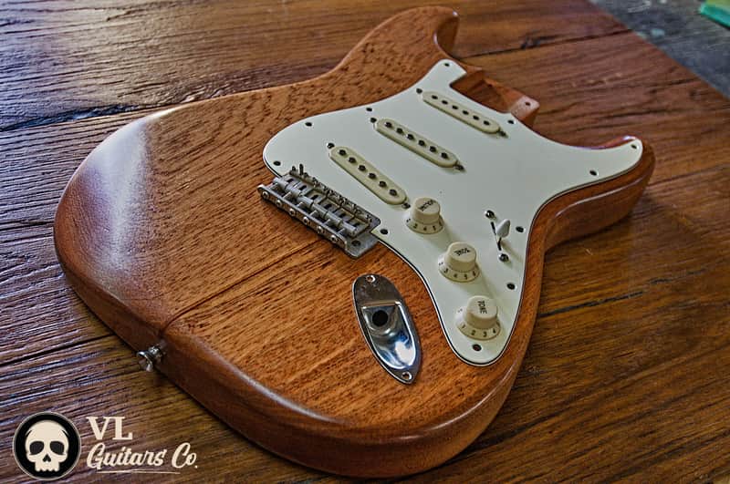 Stratocaster Body – 1-Pc Mahogany – Aged Nitro image 1