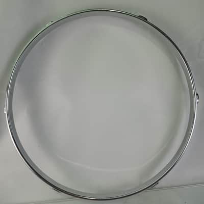 Ludwig 12" 6Lug Chrome-BRASS Tom Drum Rim/Hoop Triple-Flange Vintage 50s COB image 4