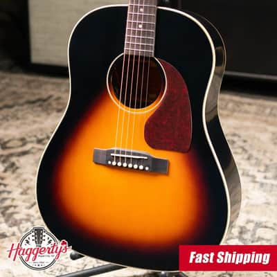 Epiphone J-45 Standard Acoustic/Electric Guitar - Vintage Sunburst with Gig Bag image 1