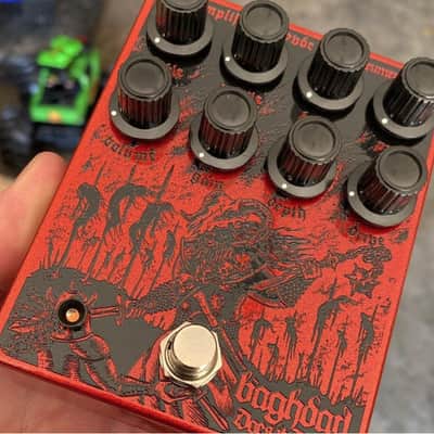 Does It Doom Baghdad High Gain Overdrive and Preamp Pedal - OG Black & Red Colorway image 3