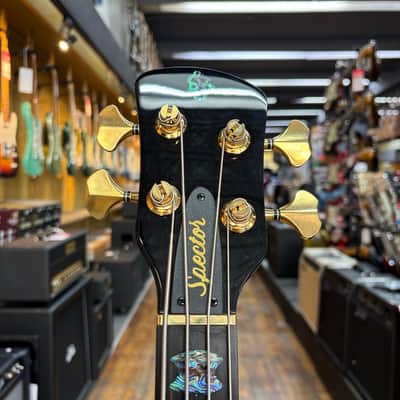 Spector Euro 4 CST Electric Bass Guitar Natural Black Burst w/Padded Gig Bag image 7
