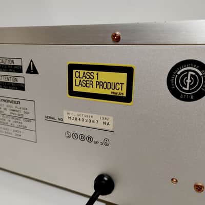 PIONEER PD-95 AUDIOPHILE CD PLAYER – JAPANESE MASTERPIECE image 8