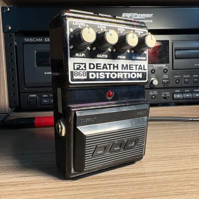 90's DOD Death Metal Distortion FX86B - Black & Red - Great Shape image 2