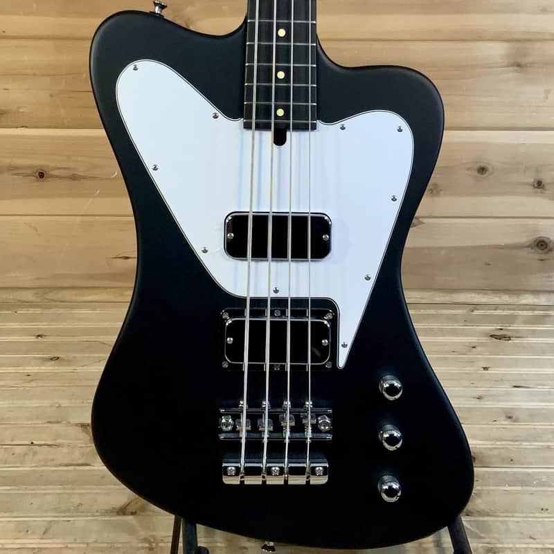 Mike Lull NRT4 Non-Reverse 4 String Bass - Satin Black USED image 1