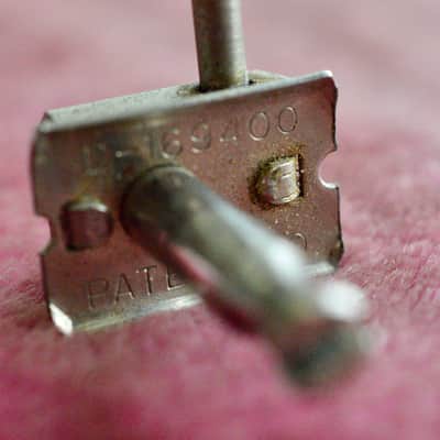 Vintage 1959 Fender Kluson Single Line A, D, G, B Tuner - Stratocaster Telecaster image 4