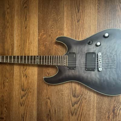 Schecter C-1 Platinum with Rosewood Fretboard 2014 - Present - See-Thru Black Satin image 1