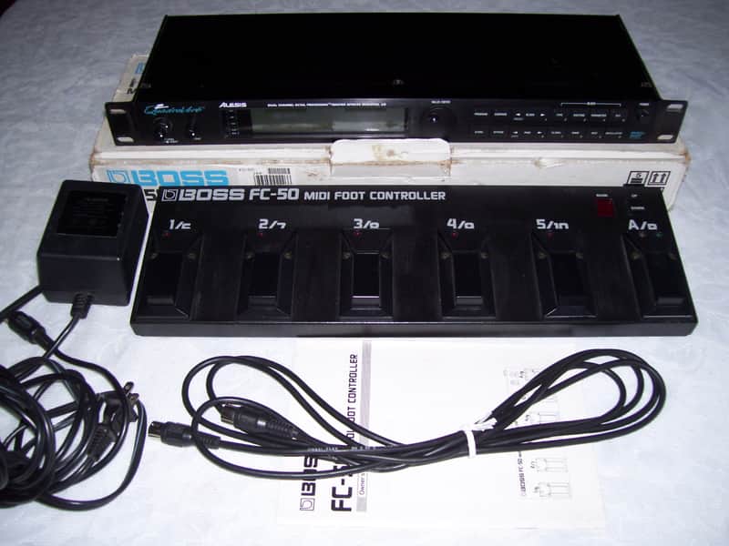 Boss/Alesis FC 50/Quadraverb 2 combo Mid 90's Black image 1