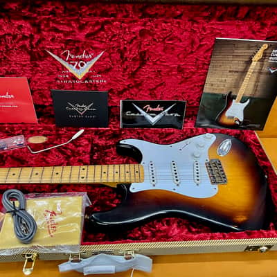 Fender 1954 Fender Stratocaster 70th Anniversary Limited Edition Journeyman Relic Greg Fessler Masterbuilt 2025 - Journey Relic Sunburst image 11