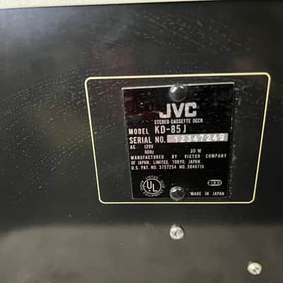 JVC KD-85 CASSETTE DECK - 1978 VINTAGE, TESTED! image 11