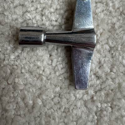 Ludwig Vintage Snare or Tom Drum Key 60s - Chrome image 3