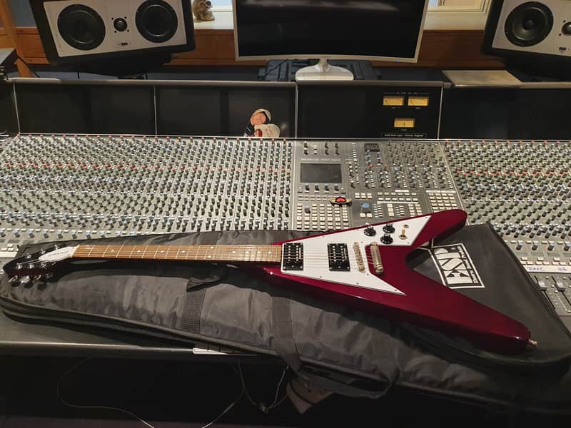 ESP Edwards Custom Flying V Artist Owned by FAMOUS guitarist And metal producer Andy Sneap! image 1