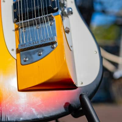 1965-1966 Mosrite Mel-o-bar 10-string Tritone Burst image 12