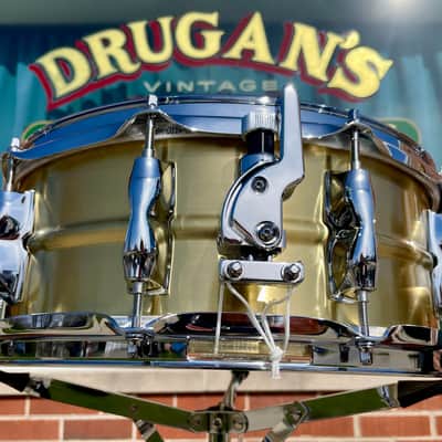 Yamaha RRS-1455 Recording Custom Brass 5.5x14 Snare Drum image 2