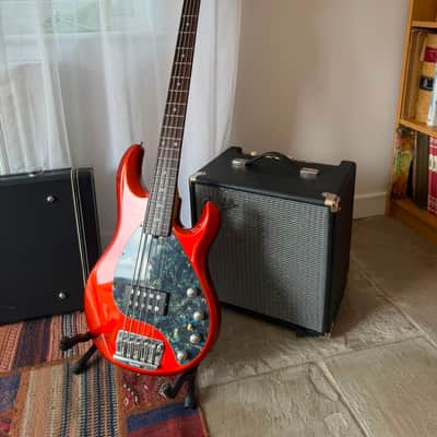 Ernie Ball Music Man StingRay 5 2004, Lava Pearl, Full Restoration, Nordstrand Pickup, Pro Set Up! image 6
