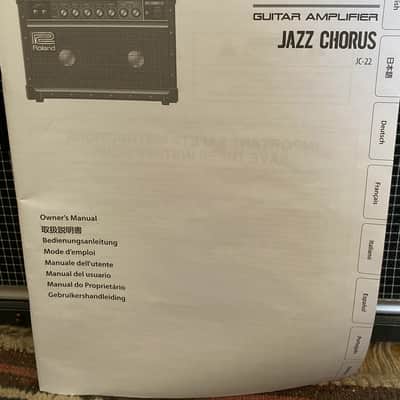 Roland JC-22 Jazz Chorus 2-Channel 30-Watt 2x6.5" Guitar Combo 2016 - Present - Black with Manual Bild 9
