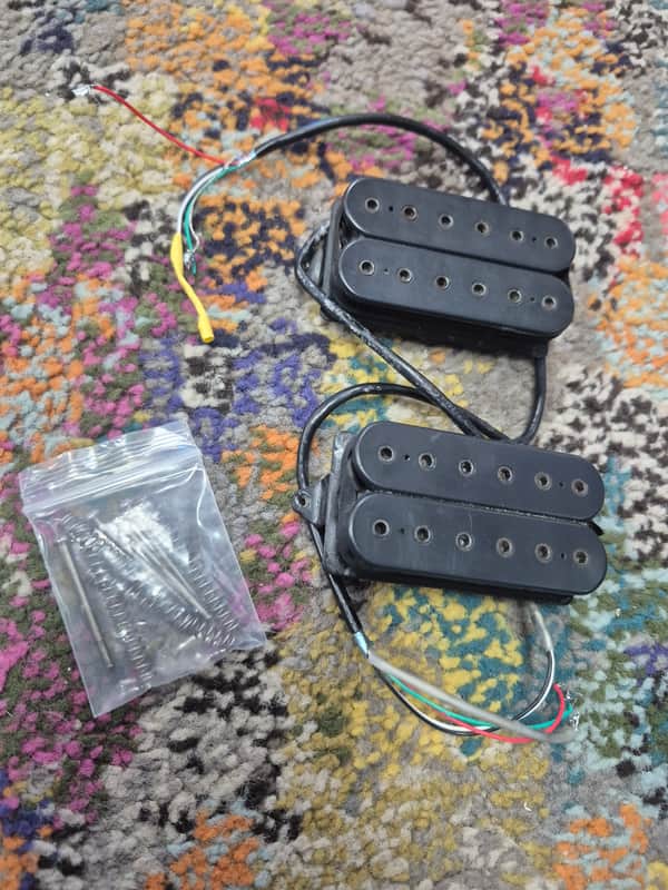 DiMarzio DP158BG/DP159BG Evolution F-Spaced Humbucker Pickup Set 2010s - Green image 1