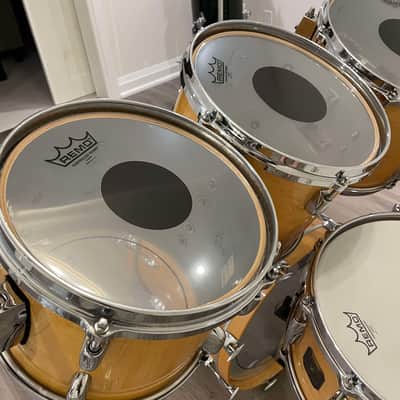 Vintage Gretsch USA Custom Square Badge Drum Kit – Natural Maple - 1980's image 5