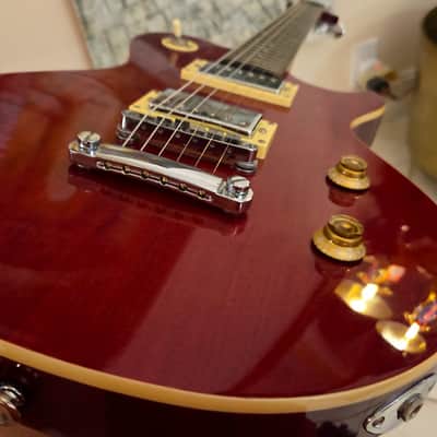 2004 Samick Avion Model AV-1/WR Greg Bennett Design,  Transparent Red image 10