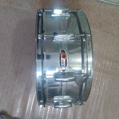 1960s pearl 14" snare drum  60s oval badge 10 lug image 1