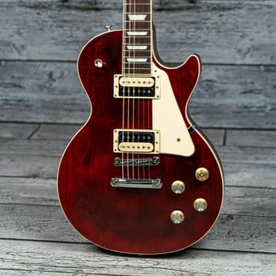 Gibson Les Paul Trad Pro V 2021 - Satin wine red image 2