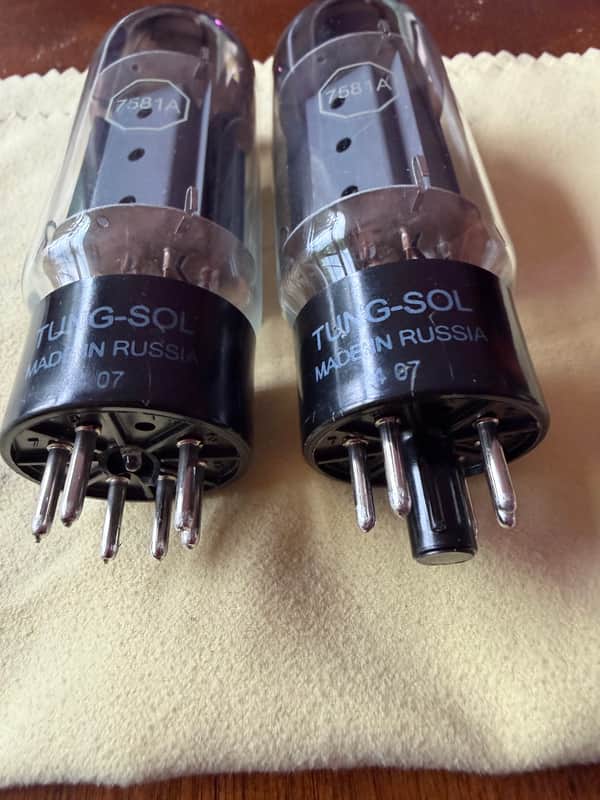 Tung-Sol 581A Tubes x2 - Reputable Seller!