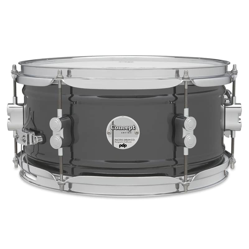 PDP Concept Series Metal Snare, 6x12, Black Nickel Over Steel image 1