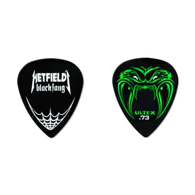 Dunlop PH112T.73 Black Fang James Hetfield Signature .73mm Guiar Picks (6-Tin) image 4